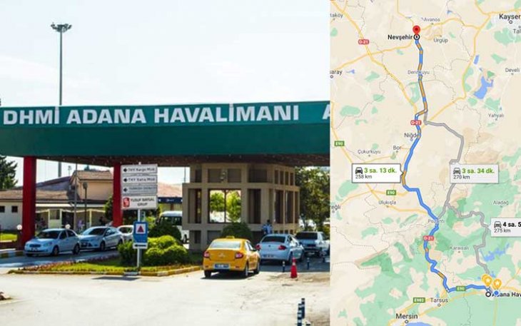 Adana Havalimanından Nevşehir'e Nasıl Gidilir?